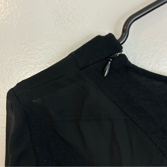 Thakoon Black Diamond Wool and Silk Long Sleeve Top/Sweater Size 6 - Picture 11 of 13